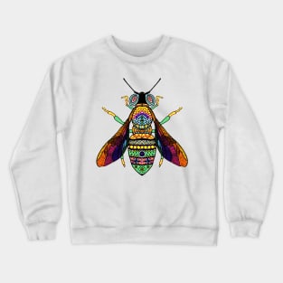 Stained Glass Bee Crewneck Sweatshirt